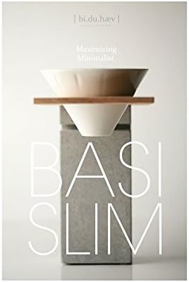 [ bi.du.haev ] biduhaev"BASI Coffee Stand" Hot Brew Coffee Dripper/Maker, Extrusive Rock/Concrete