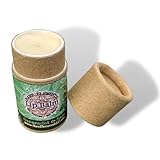 Bare Elements Natural Vegan Lip Balm | Low Waste - Compostable Label - Biodegradable Packaging - Non Toxic - All Natural - No Synthetic Dyes or Fragrances (Spearmint & Sage)