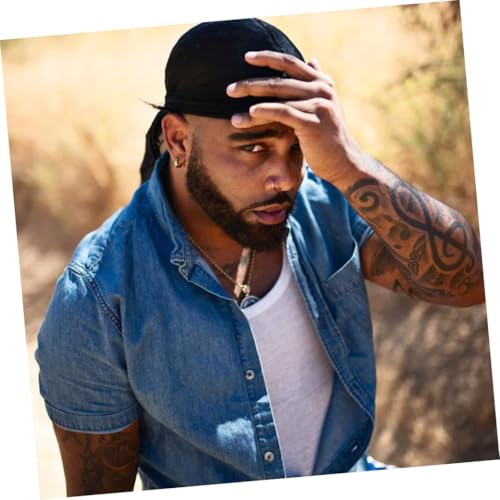 Durag en satin iplusmile lot de 8 bonnets élastiques à queue longue - 4