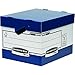 Produktbild Bankers Box System Heavy Duty Ergo Box (ergonomischer Tragegriffen) 10 Stück blau/weiß