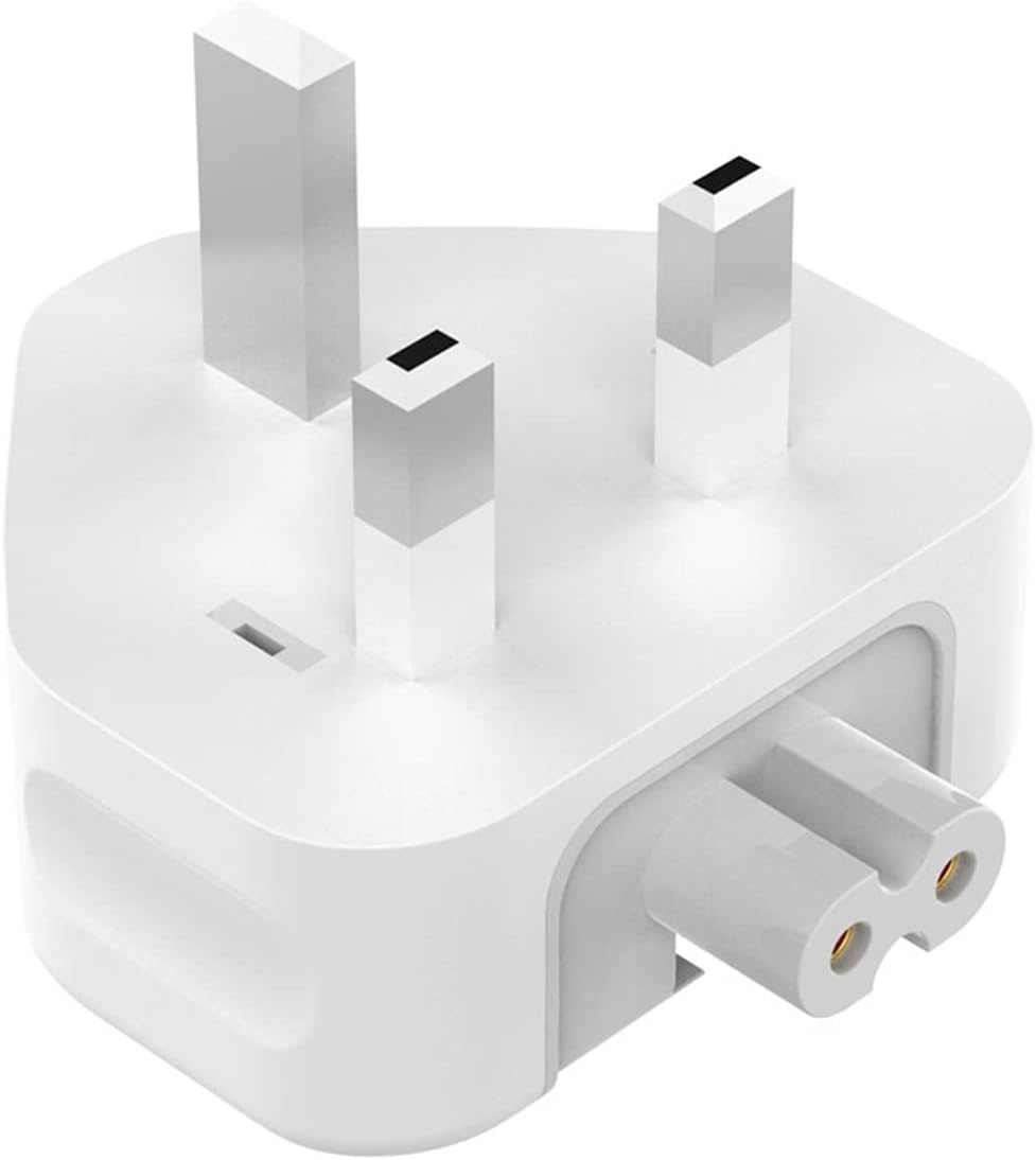 3 Prong Mac Duckhead Power Adapter UK Travel Standard Plug Head for MacBook