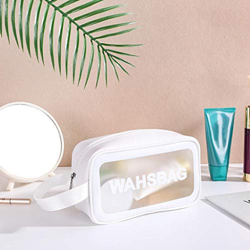 Abbraccia Necessaire transparente para maquiagem, conjunto de bolsas de viagem para cosméticos, bols