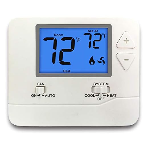 ELECTECK Digital Thermostat with Large LCD Display, Non-Programmable, Compatible with Single Stage Electrical and Gas/Oil System, Up to 1 Heat/1 Cool