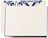 Crane & Co. Regent Blue Hand Bordered Regency Notes (CF1312)