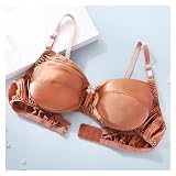 2PCS Womens Pure Silk Bra Ultra Soft Smooth Triangle Bra Comfortable Wirefree Satin Mulberry Silk Daily Bralette Tops (Color : I, Size : 90/40AB)
