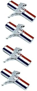 KaberEgypt Metal Car Sticker - 3D Mustang - 4 Piece - 4 cm - 3278 - KaberEgypt
