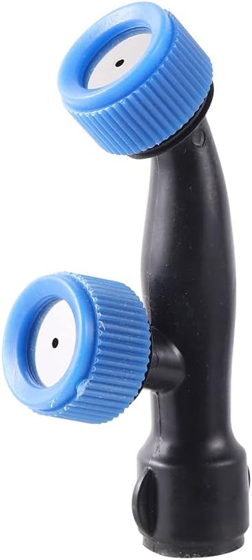 1/4” Female Thread Pesticide Sprayer Nozzle 1/2/3 Nozzle Head Optional Garden Agriculture Greenhouse Irrigation Misting Nozzles (Color : With external thread, Size : Double)