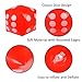 11.8 inch Giant Inflatable Dice for Lawn Outdoor Floor Pool Beach Party (Red)
