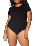  Amazon-Marke: MERAKI Damen Body aus Baumwolle, Schwarz (Black), XL, Label: XL