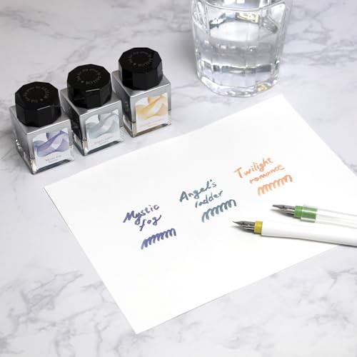 Encre Sailor Dipton Mystic Fog à base d'eau avec reflets pailletés - 7