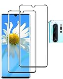 🥇【Vetro Temperato Premium】Huawei p30 pro pellicola protettiva Realizzato con vetro temperato premium spesso, ritagli precisi per componenti come altoparlanti, fotocamere e sensori sono progettati con precisione per fornire la massima copertura mantenendo la Pellicola salvaschermo forza e l'integrità del. Lo spesso rivestimento oleorepellente non lascerà impronte dopo un uso prolungato.
