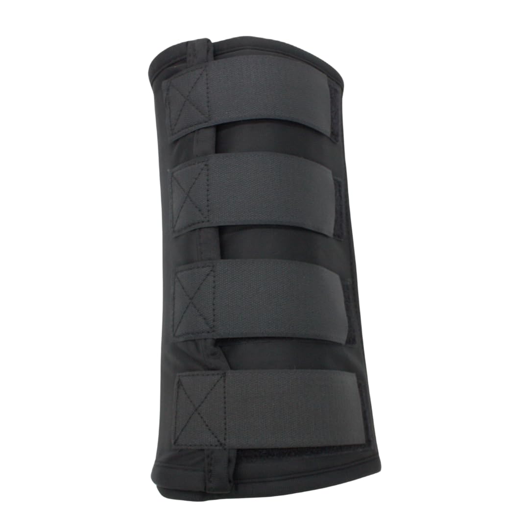 PFIFF 103114 Coolpack Gaiter, Cooling and Heat Gaiter, Reusable Gaiter for Warming and Cooling Legs, Ankle Joints and Hooves, Black, Full