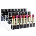 Gospire 40 Space Lipstick Holder, Clear Acrylic Lip Gloss Lipstick Holder Case Display Rack Holder & 40 Slots (in a 8 x 5 Arrangement) Makeup Organizer