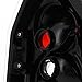 SPEC-D TUNING Tail Lights Black Compatible with 2004-2009 Hyundai Tucson, Left + Right Pair Assembly