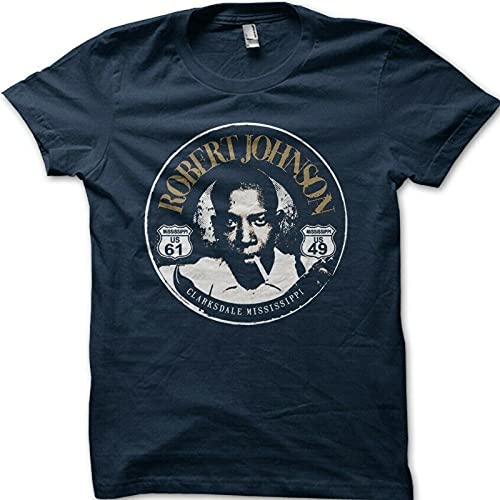 Hgd Robert Johnson Best Ever Blues Guitar Crossroads Devil Printed T-Shirt 9094 Cover