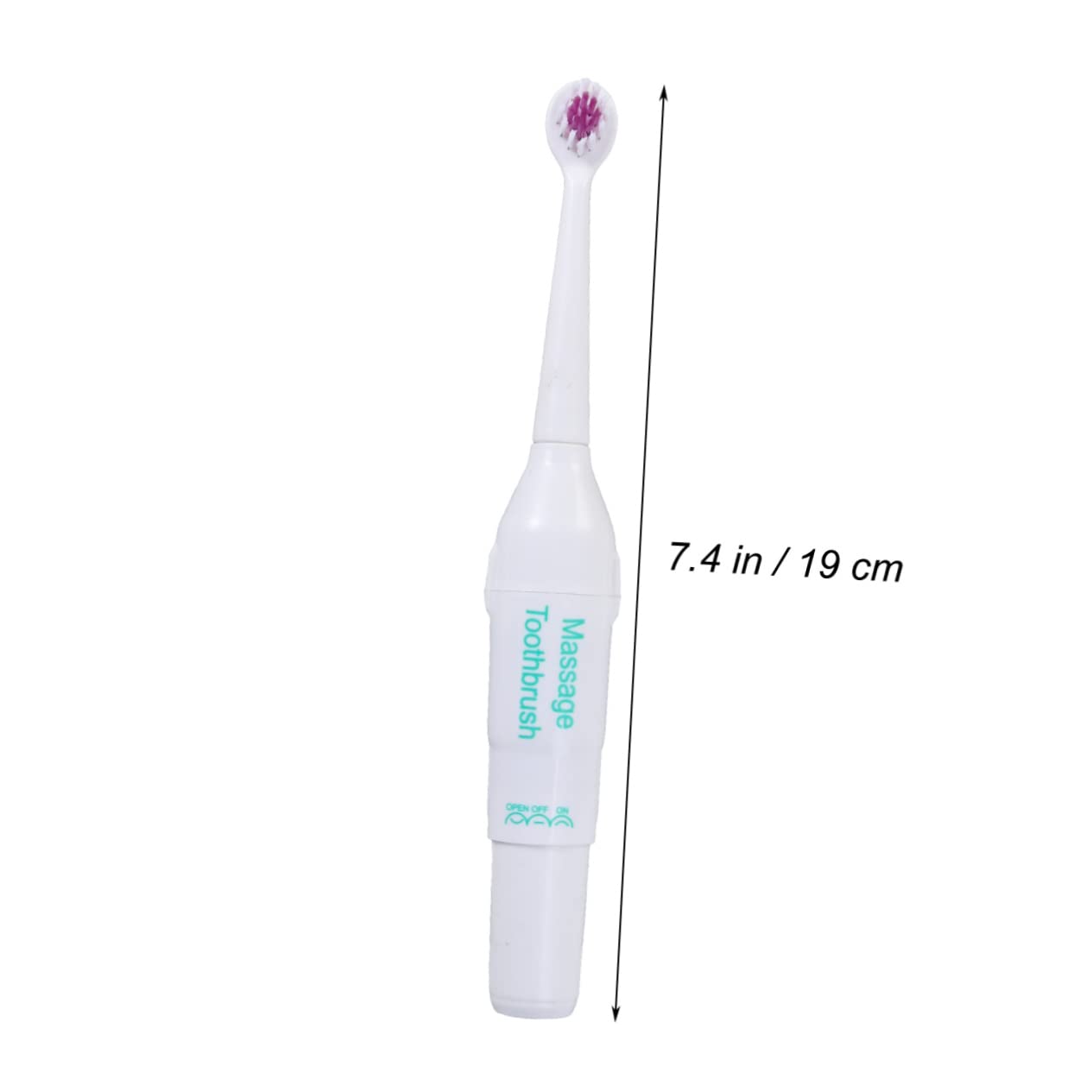 Yardwe Pet Toothbrush Puppy Toothbrush Kit Portable Gentle and Safe for Pet's Gums Random Color