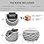 TWT 5-Piece Aluminum Patio Furniture Set, Outdoor Armchairs with Coffee Table, Metal Sofa Set for Deck, Porch, Balcony, Indoor
