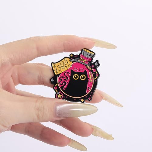 Image of Cute Enamel Pins Cartoon Lapel Pin Brooch Badge for Backpack Jackets Funny Tiger Pins for Gift Anime Enamel Pin for Clothing Hat Decoration