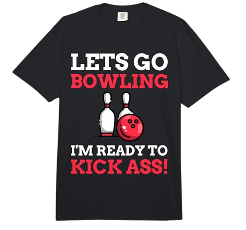 Hilarious Ten Pin Bowling Gifts & Funny Bowler Comfort Colors Adult Heavyweight T-Shirt