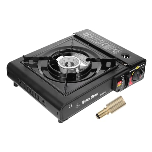 ibasenice 1Juego Gas Portátil Para Camping y Barbacoa Hornillo Multifuncional Con Cubierta Para Interior y Exterior