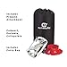 Outbound Single Burner 3 Piece Portable Adjustable 10,000 BTU Propane Camping Stove Kit with Even Heat Distribution, Sturdy Base & Storage Case, Red