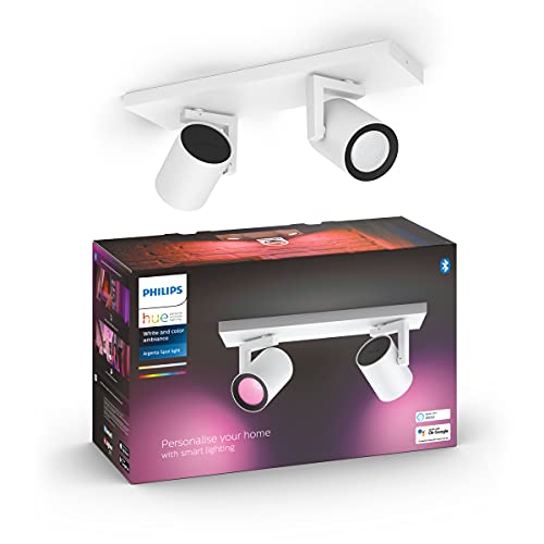 Philips Hue Argenta 2er Spot Deckenlampe, Innenbeleuchtung, Weiß