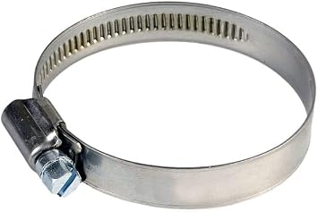 BREEZE CLAMP 63024 Breeze Marine Grade Hose Clamp, Stainless Steel, 1-1/16" To 2", Pack Of 10-2490119