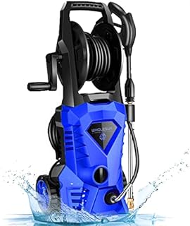 WHOLESUN 3000PSI Electric Pressure Washer 2.4GPM 1600W Power Washer with Hose Reel