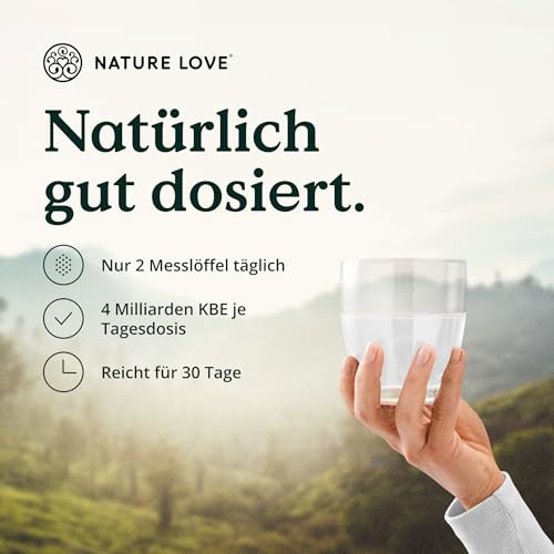 NATURE LOVE® Probiona Junior - 45g Pulver - Darmbakterien für Kinder ab 4 Jahren - 5 Bakterienstämme - mit Lactobacillus (Milchsäurebakterien), Bifidobacterium und Inulin - vegan & laborgeprüft 3
