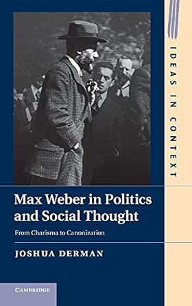 Max Weber in Politics and Social Thought: From Charisma to Canonization: 102 book cover