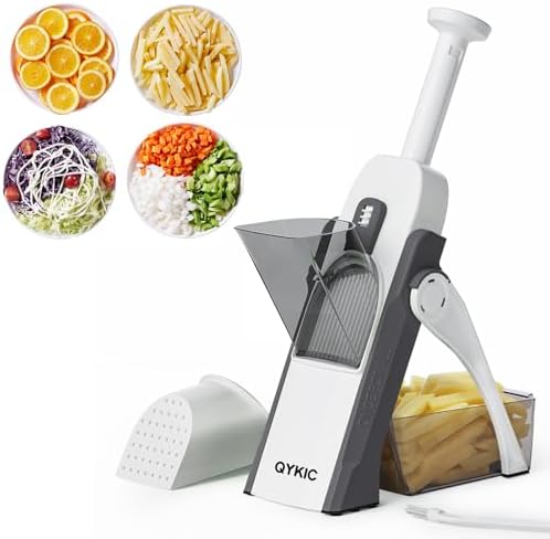 Vegetable Slicer, Adjustable Mandolin Vegetable Slicer, Potato Sl...