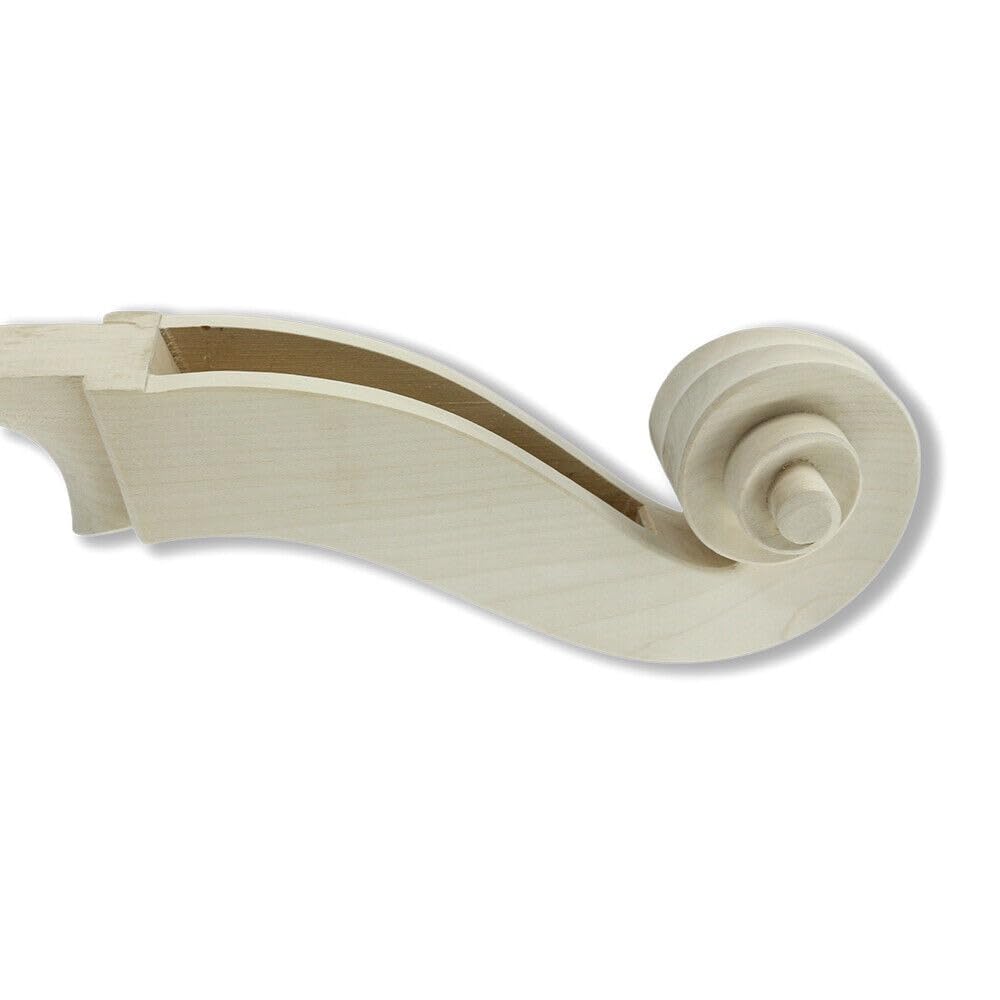 Nuevo mástil de arce para contrabajo de tamaño 3/4 para una construcción superior de instrumentos musicales de bricolaje (tamaño 3/4)