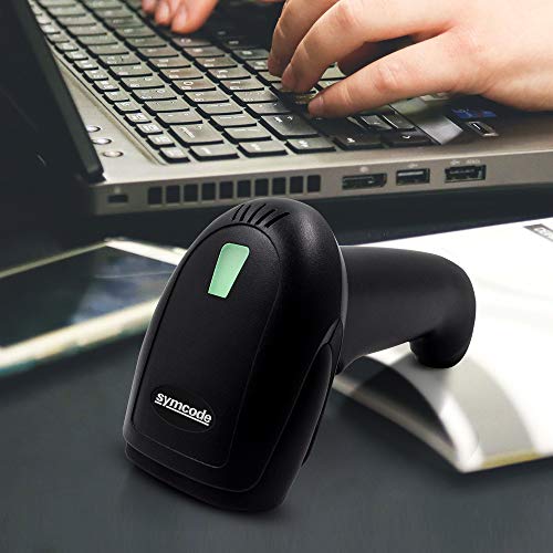 Usb Wireless Barcode Scanner With Stand,Symcode Barcode Scanner Wireless Versatile 2-In-1 (2.4Ghz Wireless+Usb 2.0 Wired) Rechargeable Cordless 1D Barcode Reader Usb Handheld Bar Code Scanner Wireless #TOP7