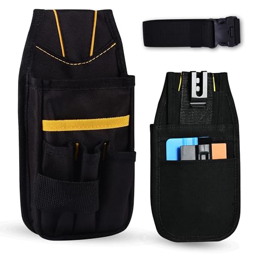 JAHI® Saco porta-ferramentas cinto de ferramentas ajustável e respirável | suporte de ferramentas de cintura resistente e prático | organizador ferramentas