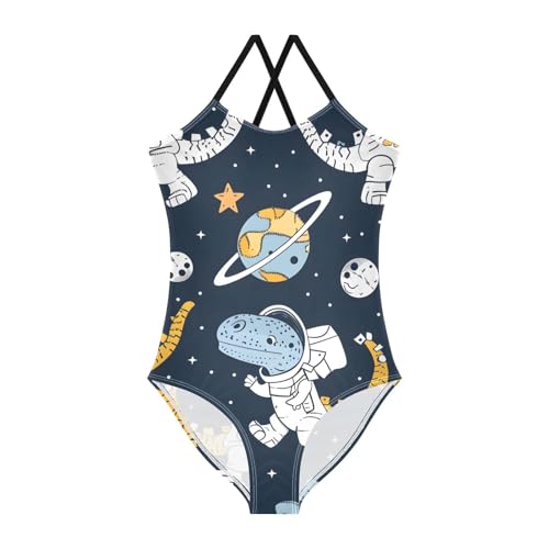 Image of Girls Swimsuit Little Cute Cat and Ice Cream One Piece Swimwear