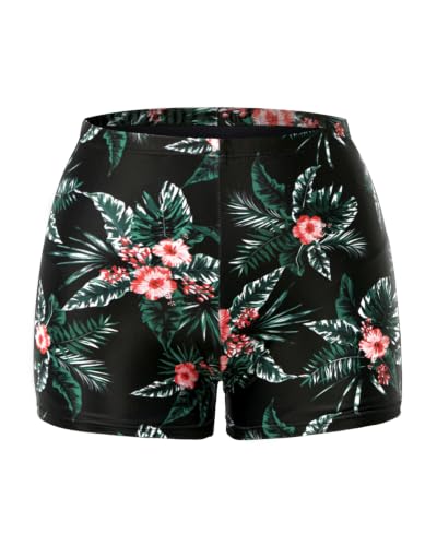 Image of Yonique Womens Swim Shorts Solid Tankini Bottoms Swimsuit Bottoms(Available in Plus)