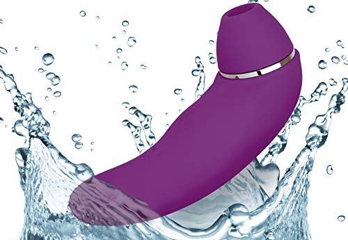 Girl's Best Friend, 2-in-1 Vibrator and Realistic Oral Sex Simulator Clit Sucker with 20 Settings for Women and Couples, Powerful G-Spot Massager, Waterproof, Rechargeable, by Sweet Vibes