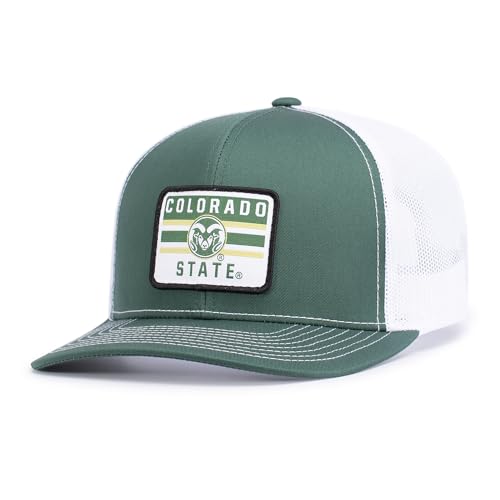 Pacific Headwear NCAA Colorado State Men's Contrast Stitch Trucker Snapback OS