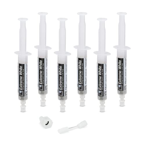 ERRECOM EXTREME WHITE - 6 x 12ml Kältemittelleckstopp für Kühlschränke mit luftdichtem Kompressor und R600 - R290 - R134a - inklusive SAE 1/4 Adapter