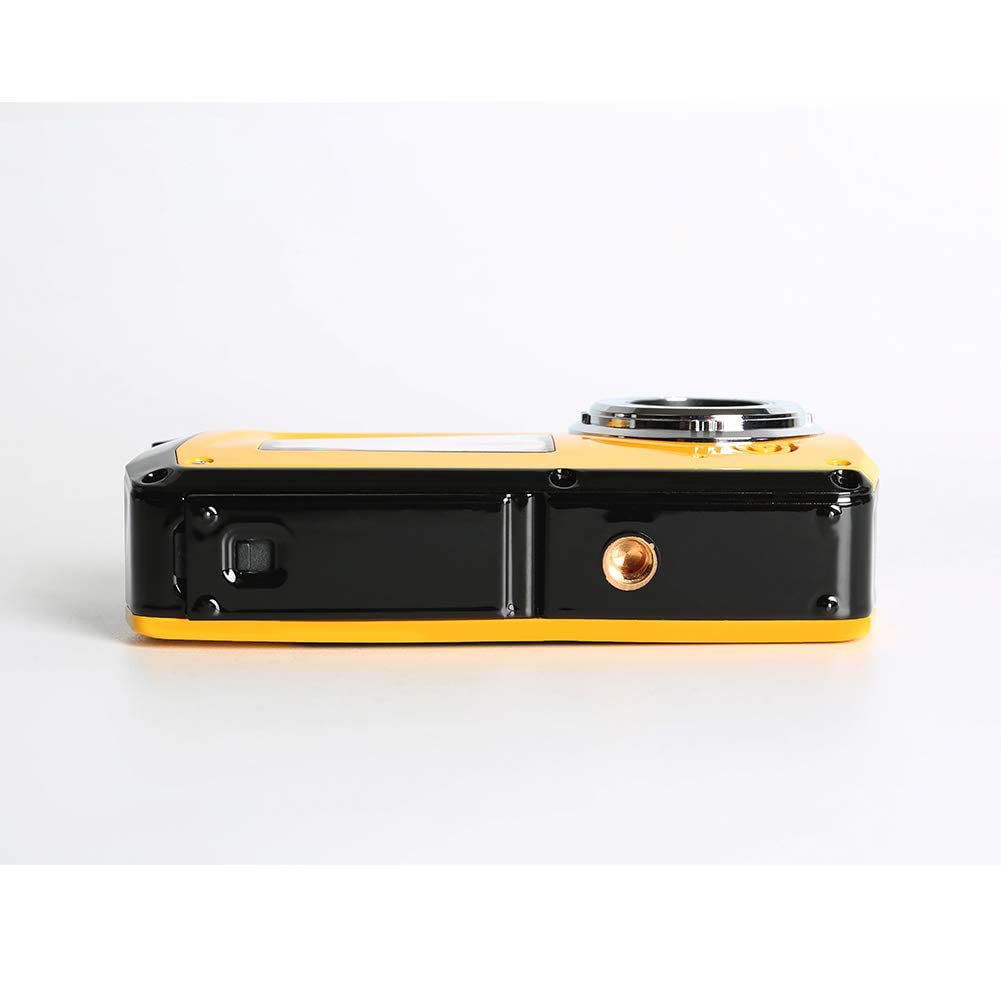 Camara Acuatica Camara Fotos Sumergibles HD 2.7K 48MP, Cámara Impermeable Digital con Pantalla Dual, Zoom Digital 16X, 1080p HD Camara Acuática Submergible Anti-Vibración