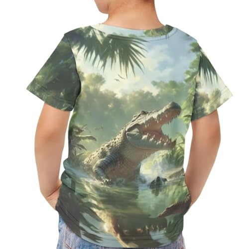 Boys Shirts Short Sleeve Shirts for Boys Animal T-Shirts Kids Toddler Tshirts Tees Clothes Summer Tops4