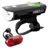 Fahrrad-Beleuchtungskit Cateye GVolt 20RC, mit STVO Zulassung (Cateye GVolt20 RC, Rücklicht Omni 3G)