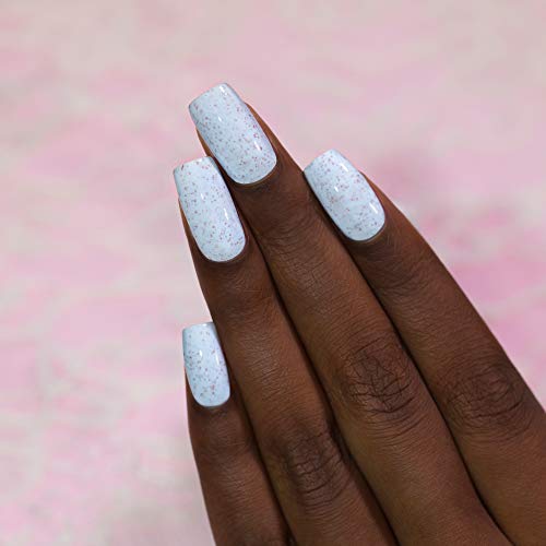 Image of ILNP Clarise - Pastel Baby Blue Speckled Nail Polish