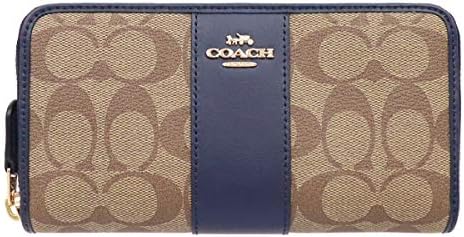Amazon | [コーチ] COACH 財布(長財布) F54630 カーキ×ミッドナイト  