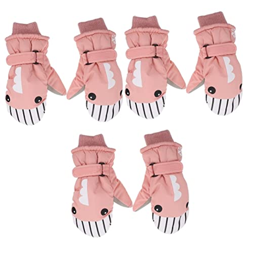 PLAFOPE 6 peças de alça de luvas à prova de frio e espessas, para uso à prova de vento, prática e à