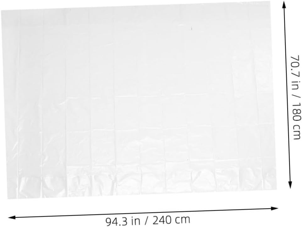 VOSAREA Heavy Duty Transparent Mattress Cover for Moving Thick Plastic Storage Bag Protector Dustproof Storage