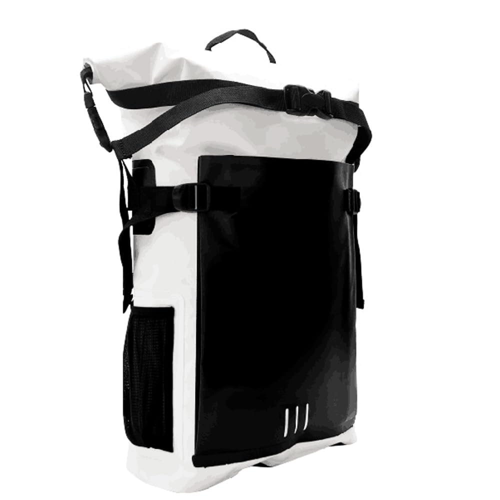 Mochila Impermeable - Mochila Exterior para Rastreo de Ríos - Natación a la Deriva - Surf en la Playa - Gran Capacidad 30L - Tela de Malla de PVC 500D - Nivel de Impermeabilidad IPX6
