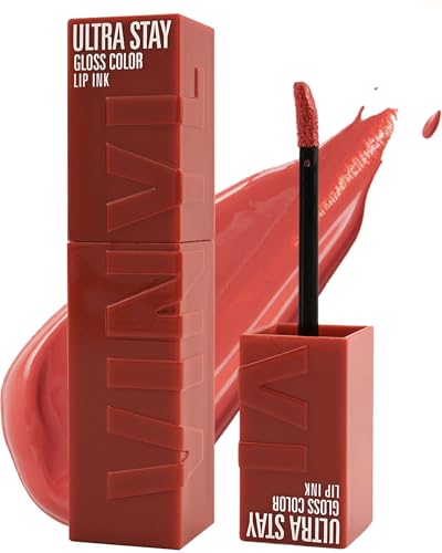 Liquid Lipstick, Ultra Stay Lip stick,Glossy Full Coverage Lip Gloss,Highly Pigmented Velvet Nude Lip Color Makeup,Non-stick Cup Long Lasting Waterproof Lips Tint Stain,Christmas Makeup Gift for Women