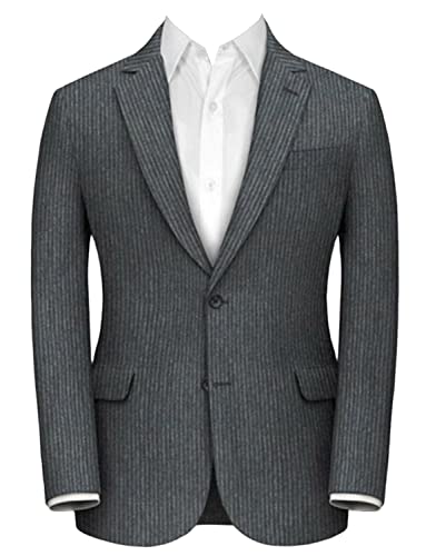 Blazer à deux boutons hommes manteau dîner d'affaires veste tailleur chic