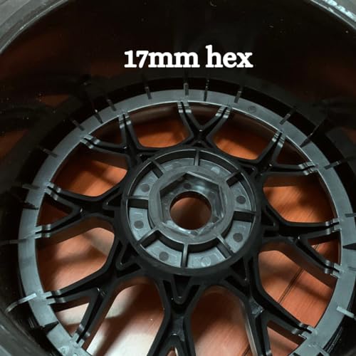 Sweep Racing C1004RC Monster Truck Land Crusher Belted tire preglued on WHD RED Chrome wheel 2pcs set, O/D: 147mm, Width: 80mm